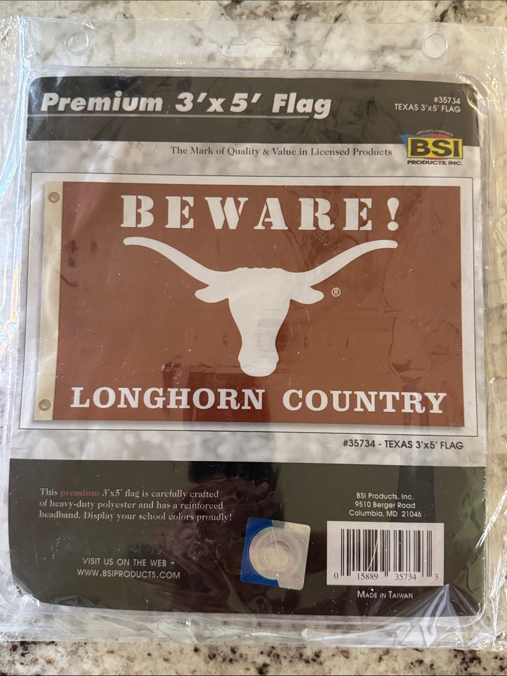 Texas Longhorn Flag
